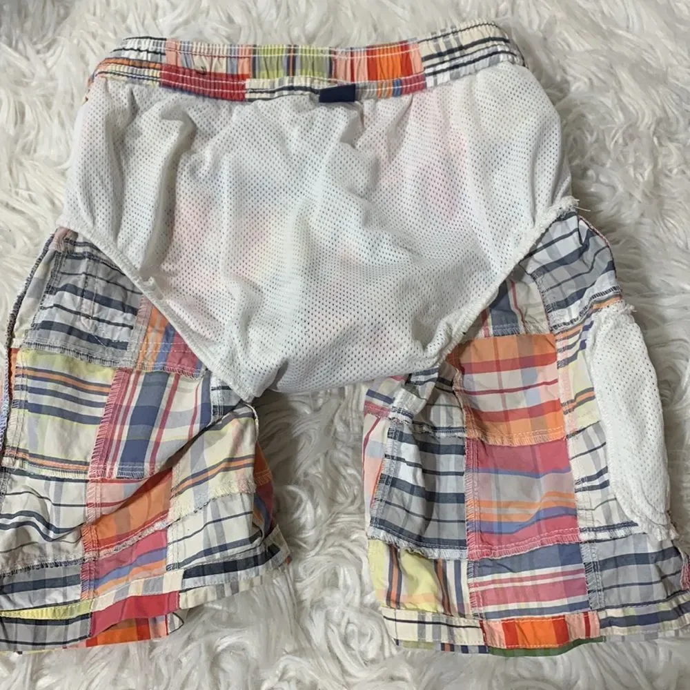 🟢3 for $20—-GAP Kids Patchwork Swim Shorts board shorts Elastic drawstring Waist